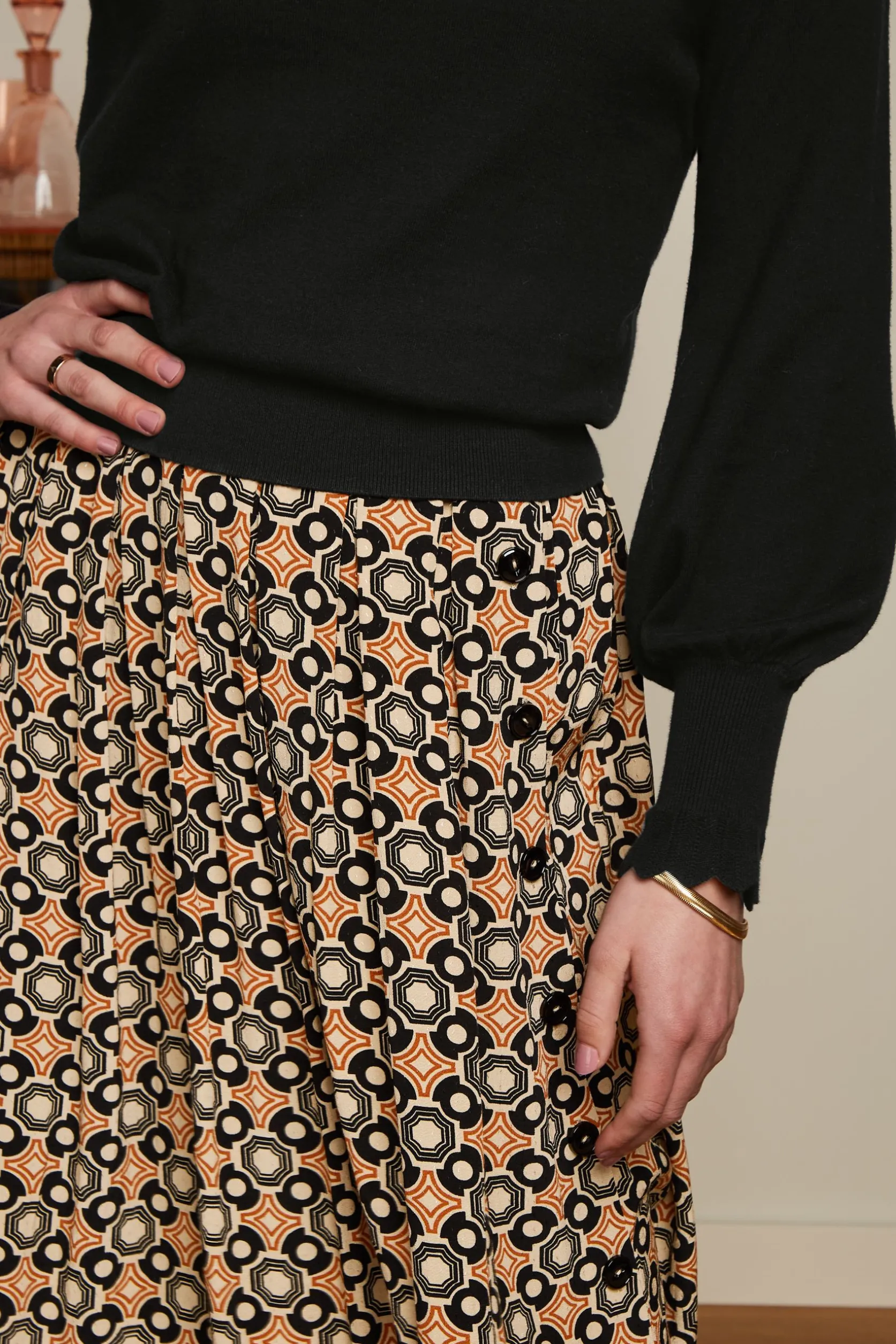 Arianna Pleat Skirt Ozzy
