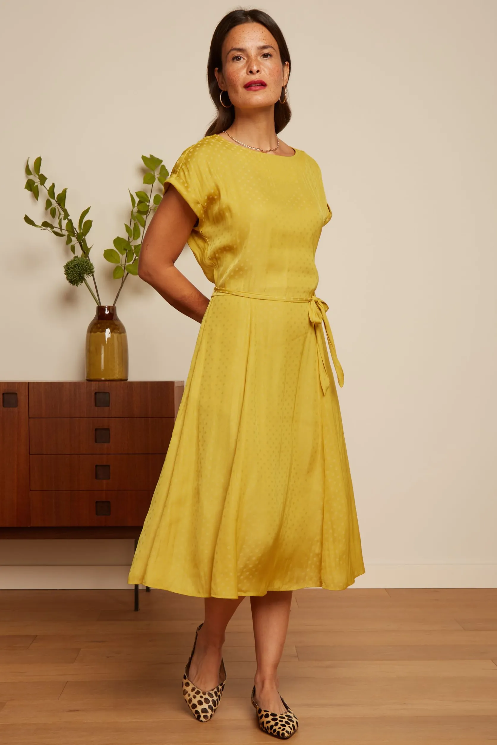 Betty Loose Fit Dress Bisque