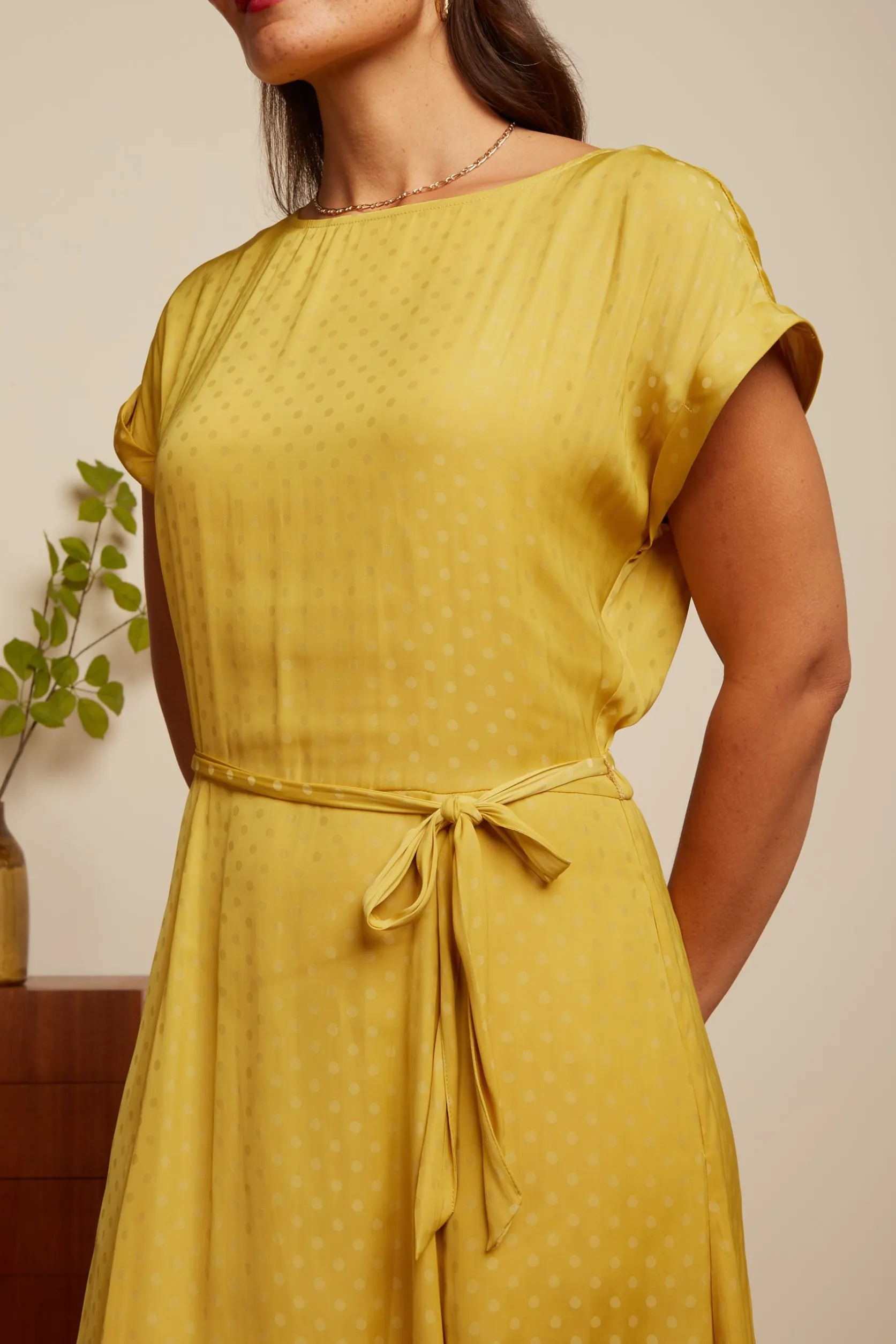 Betty Loose Fit Dress Bisque