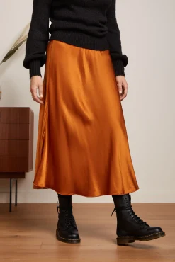 Bibi Skirt Star Satin