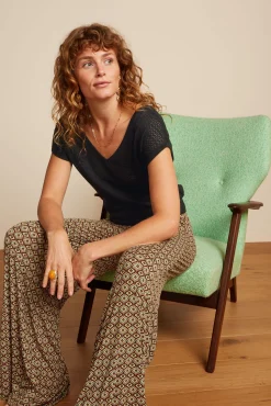 Border Palazzo Pants Smith