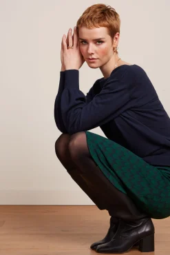 Border Skirt Duffy Jacquard