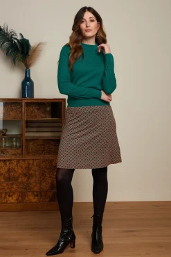 Border Skirt Dusty