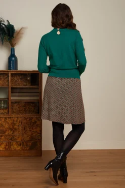Border Skirt Dusty