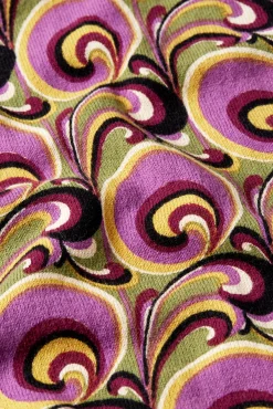 Cardi Deep V Patchouli