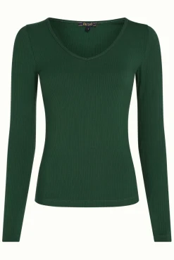 Carice V Top Uni Rib