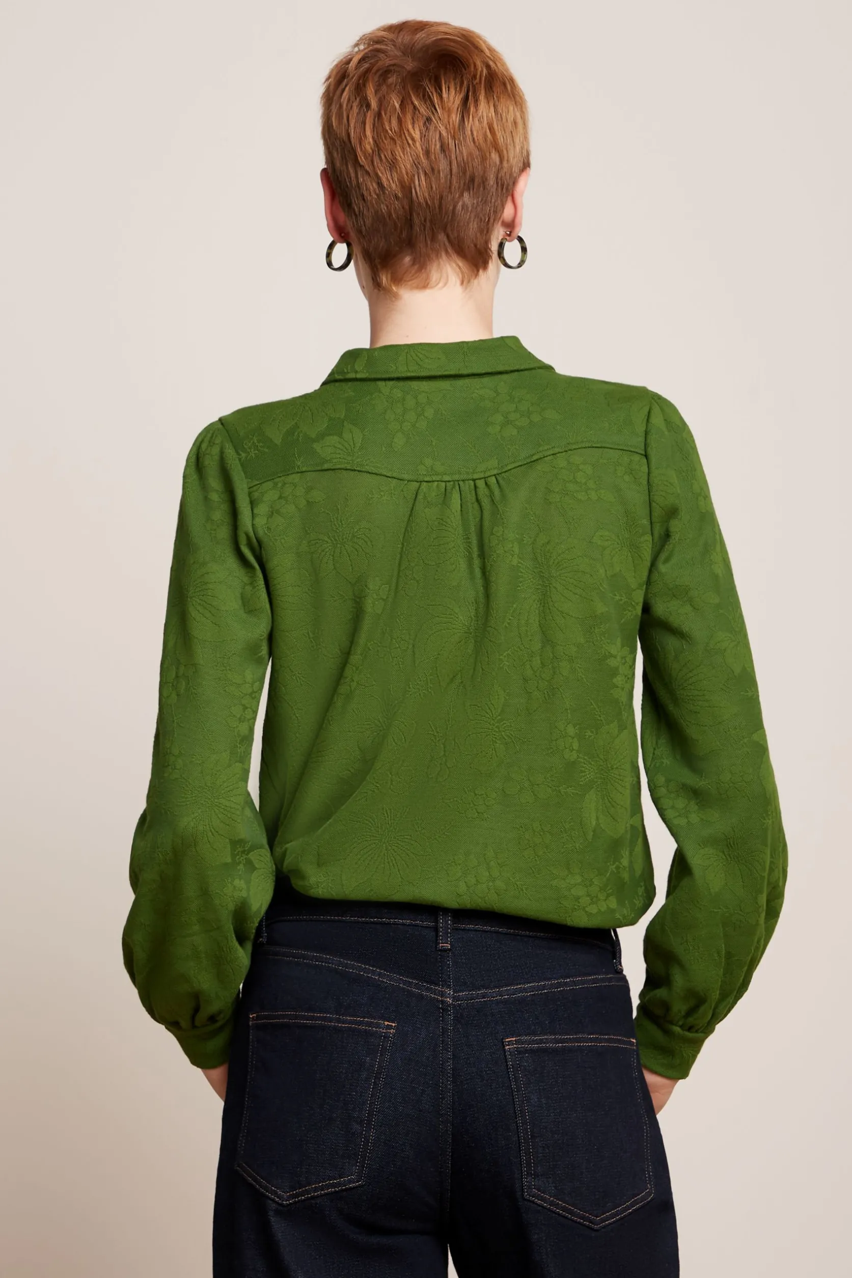 Carina Blouse Buzz Jacquard