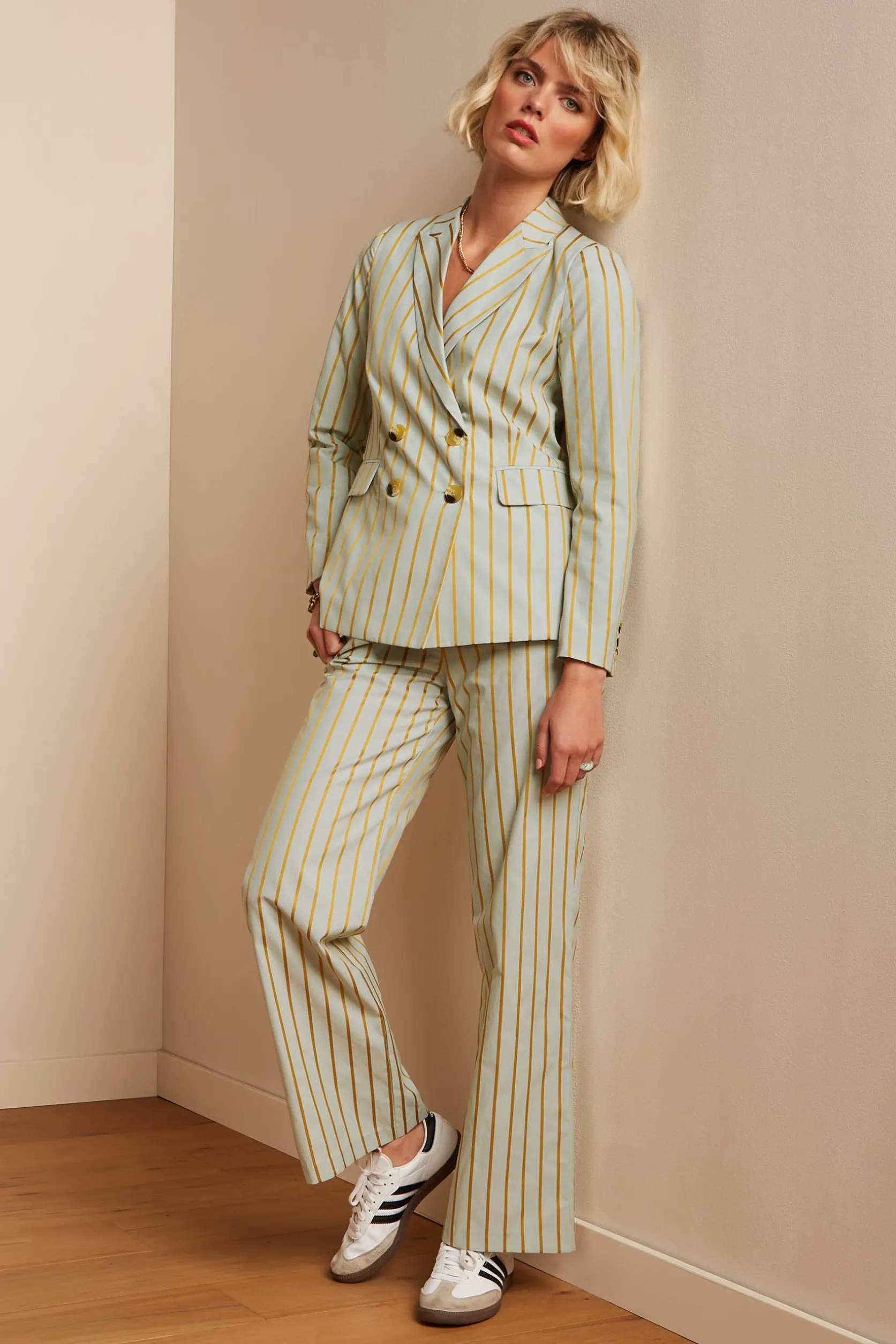 Ethel Pants Ash Stripe