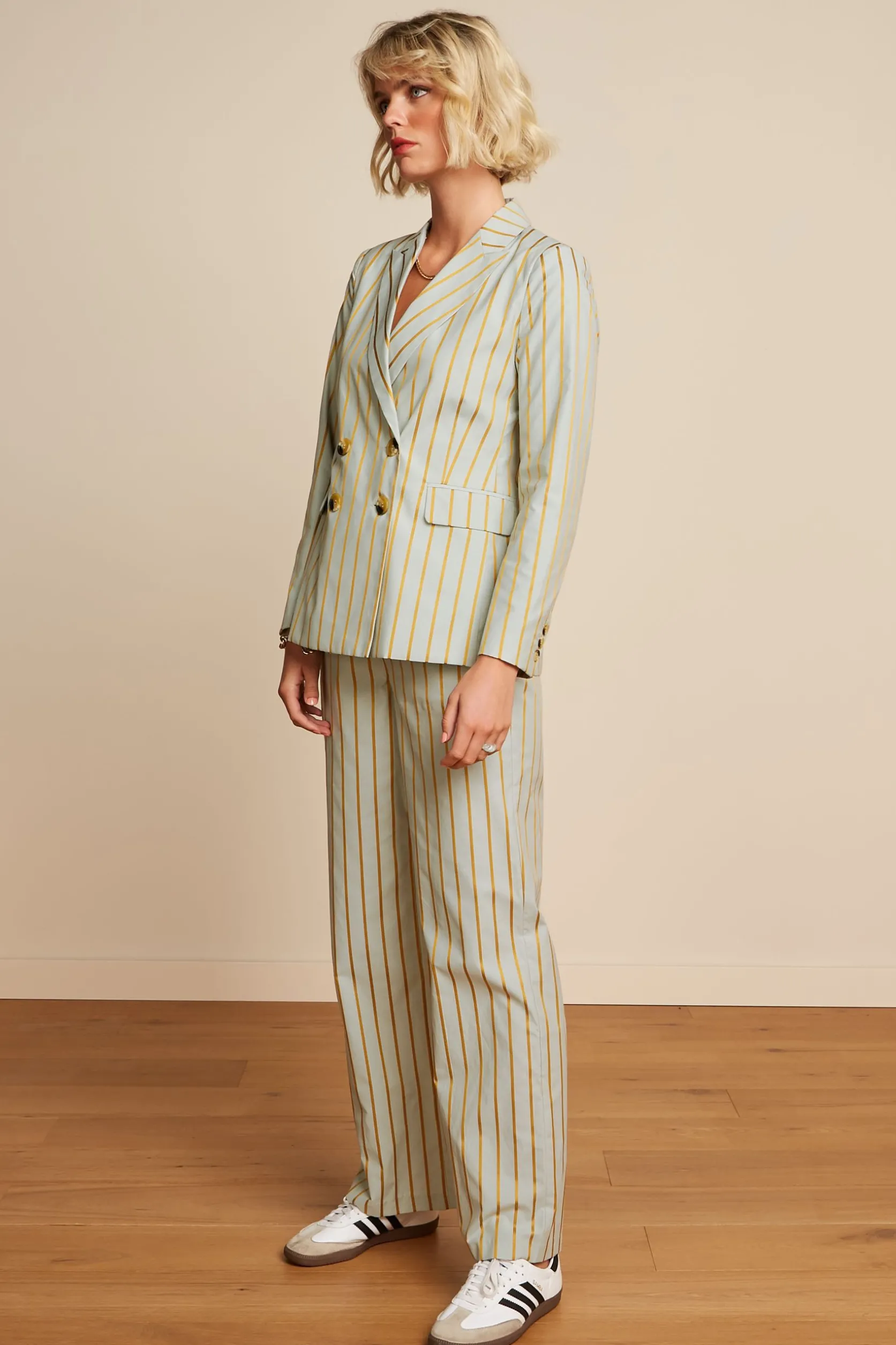 Ethel Pants Ash Stripe