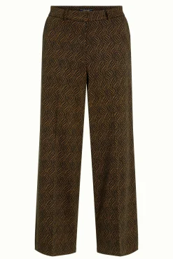 Federica Pants Ruby Jacquard