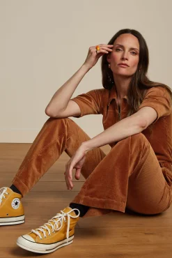 Garbo Flare Jumpsuit Corduroy