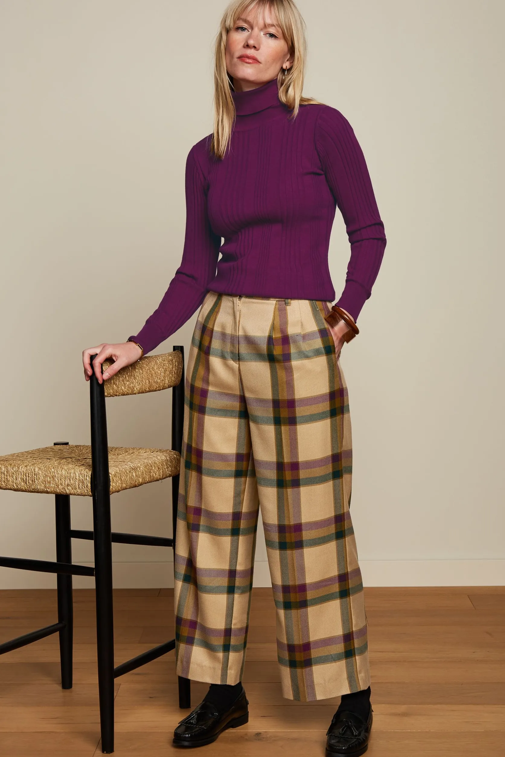 Marlene Cropped Pants Dreamer Check