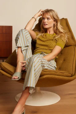 Neva Pants Ash Stripe