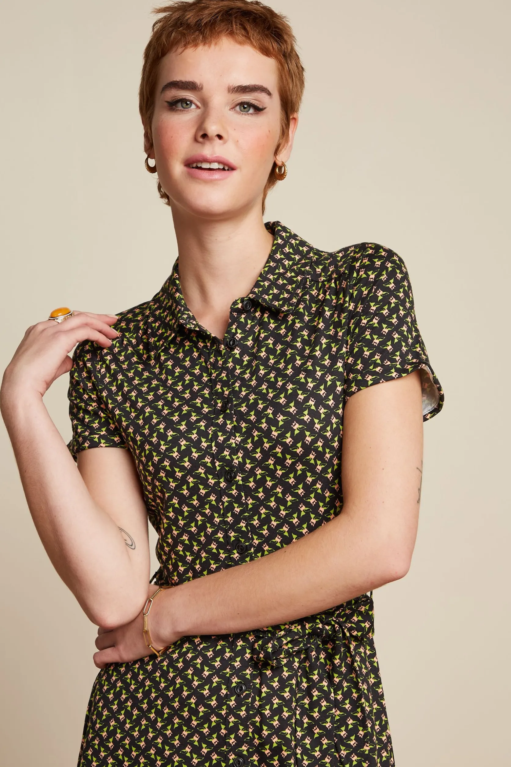 Olive Dress Minerva