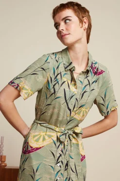 Olive Midi Dress Blush