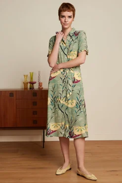 Olive Midi Dress Blush