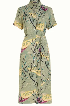 Olive Midi Dress Blush