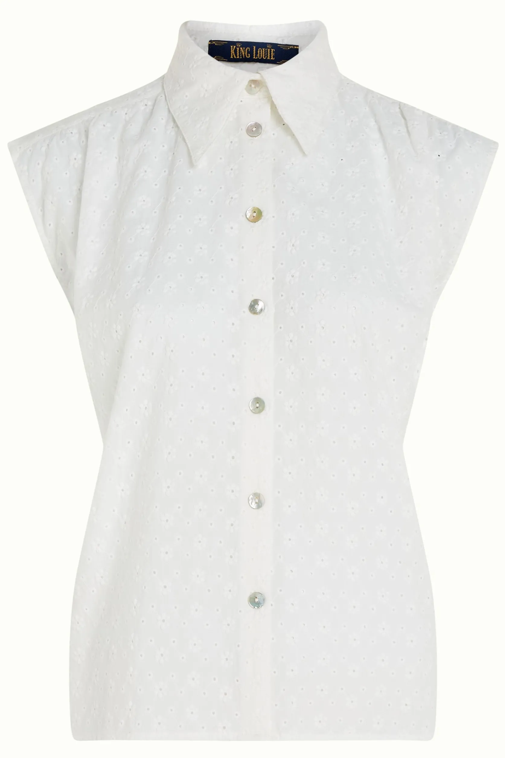 Remi Blouse Rosa Broderie Anglaise
