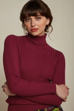 Rib Rollneck Top Club