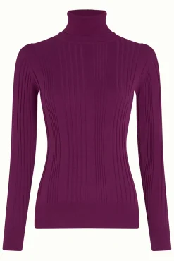 Rib Rollneck Top Club