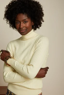 Rib Rollneck Top Club