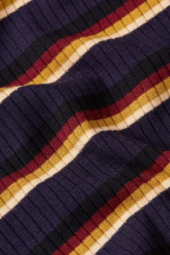 Rollneck Dress Century Stripe