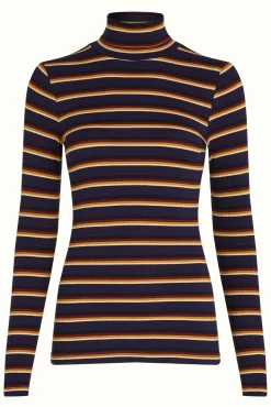 Rollneck Top Century Stripe