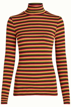 Rollneck Top Mimmi Stripe