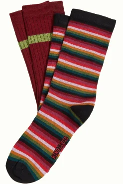 Socks 2-Pack Mimmi Stripe