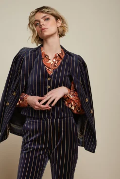 Tina Blazer Pinstripe