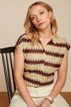 Viv Blouse Carmine